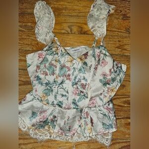 Floral Lace Camisole Top
